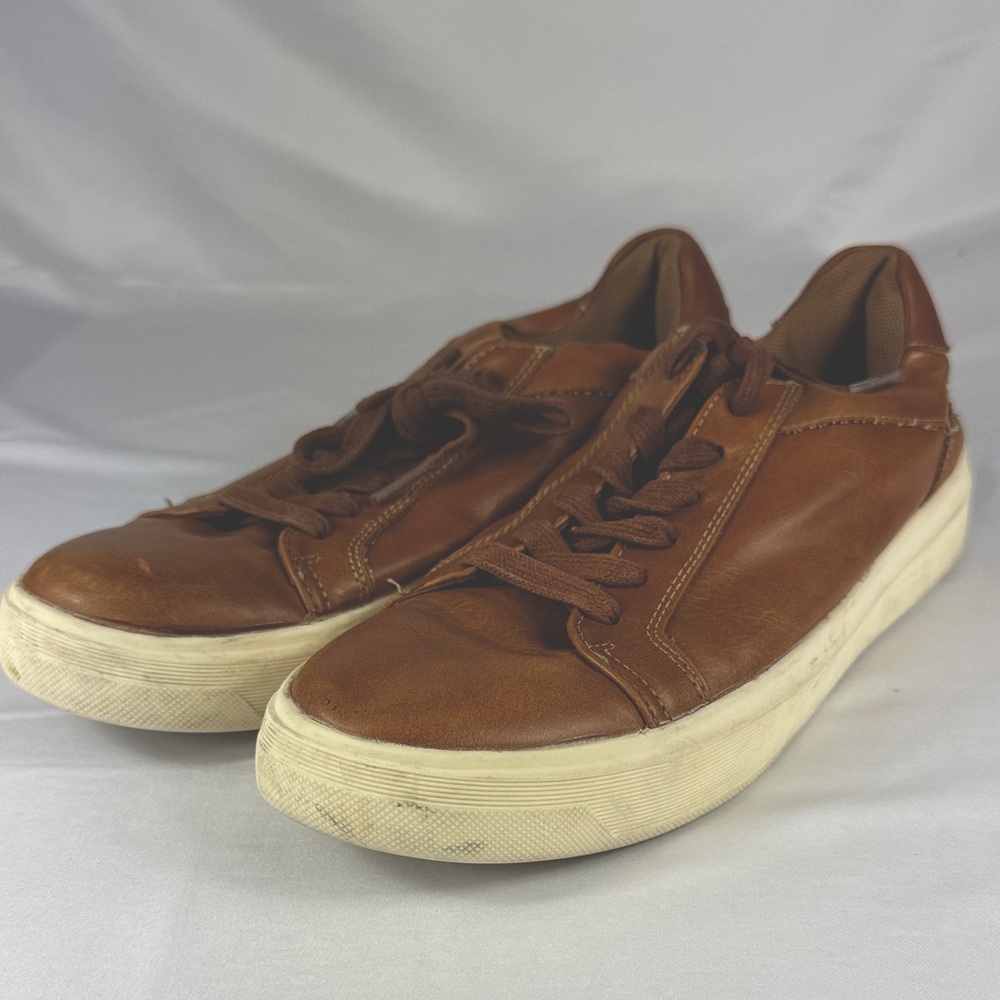 Men's NOBO Brown Faux Leather Sneakers